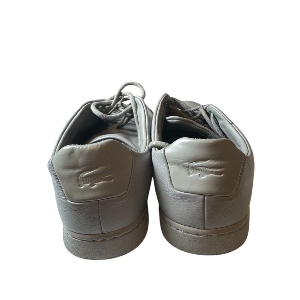 Lacoste Gray Leather Sneakers - Picture 4 of 5